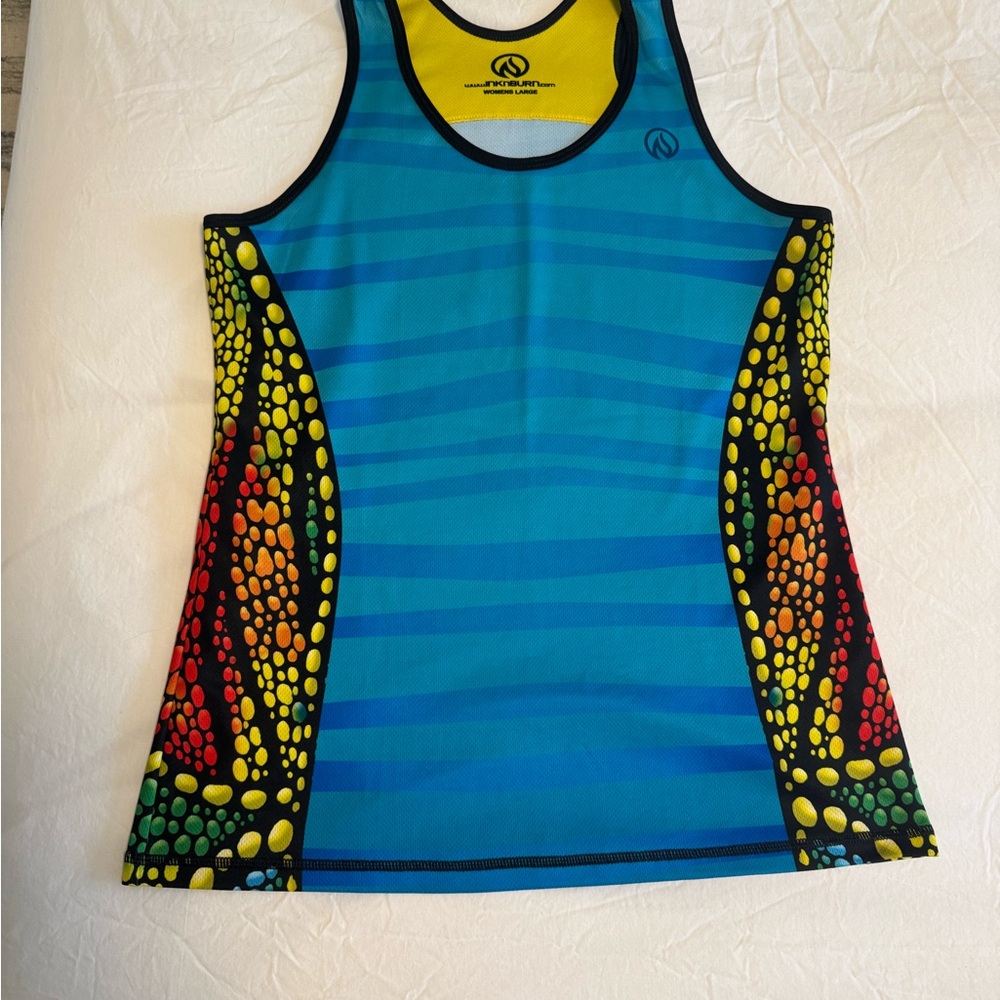Women’s InknBurn Chameleon Tank Tech Singlet - Large